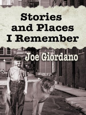 cover image of Stories and Places I Remember